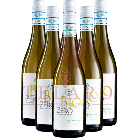Bio Zero Bianco Abruzzo DOC Cascina del Colle 2020 x 6 Bottiglie