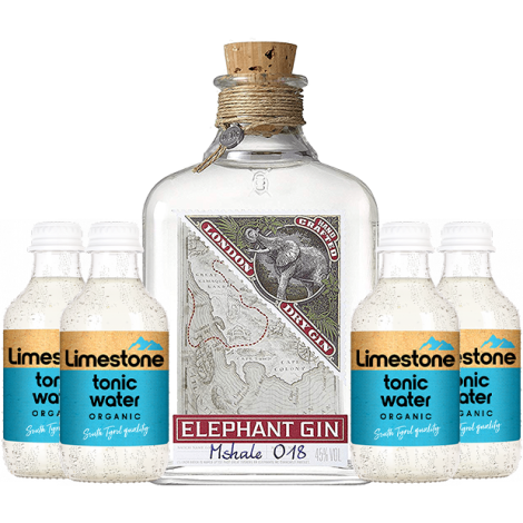 Gin London Dry Elephant Gin Tonic Pack - Enoteca Telaro