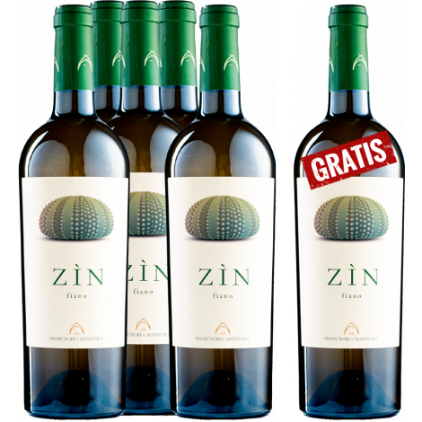 PROMO 5+1 Zin Fiano del Salento Produttori Vini di Manduria 2021
