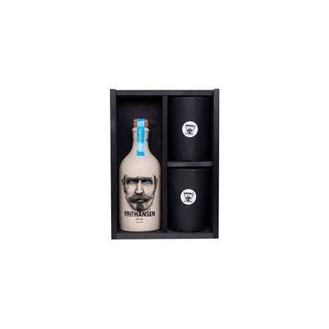 Gin Dry Knut Hansen Box In Legno + Bicchieri OMAGGIO