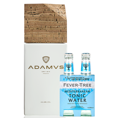 Gin Dry Adamus + 4 Tonic Mediterranea in Omaggio