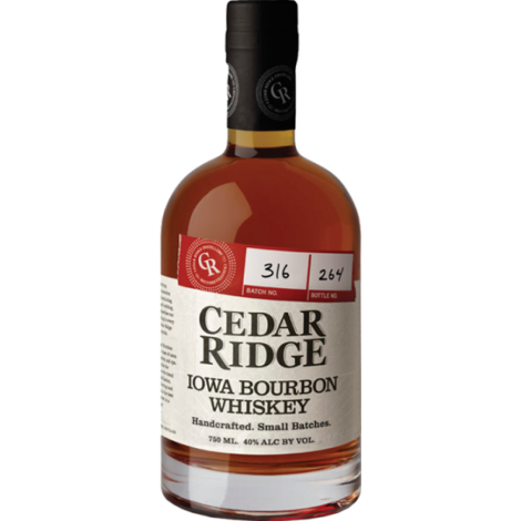 Whiskey Bourbon Iowa Cedar Ridge