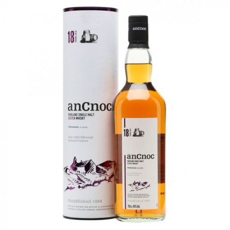 Whisky Single Malt 18 anni Ancnoc - Enoteca Telaro